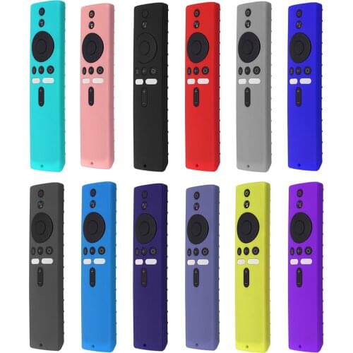 TV Remote Control Cases Replacement Silicone Dustproof Protective Covers for Xiaomi Mi Box S Remote Controller Accessories