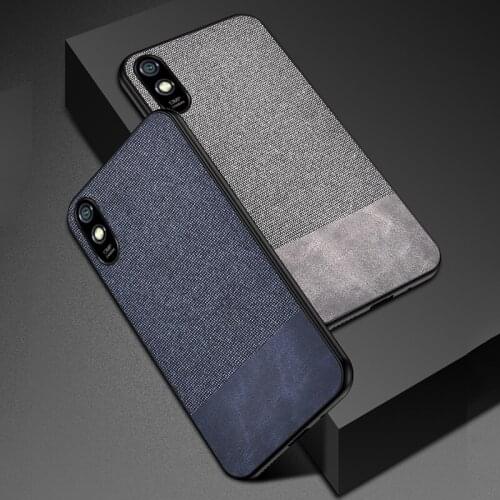 Leather cloth Case for Xiaomi redmi 9 9A 9C 8 8A 7 7A 6 6A GO Max shockproof back Cover For redmi 6 Pro Mi A2 Lite Phone cases