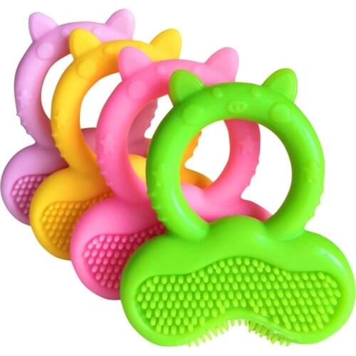 Baby gutta percha silicone cartoon pig gutta percha molar toy baby gutta percha silicone baby products teether silicone sensory