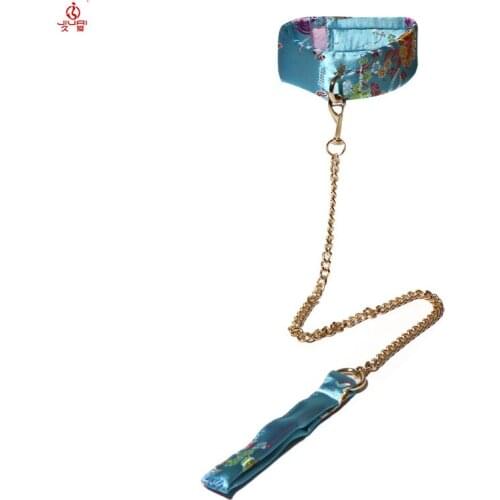 Jiuai Women Sex Accessories Role Playing Products Soft Neck Leash Collar Adult Bondage Game For Couples