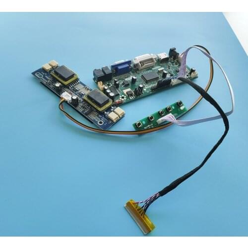 Kit for LM201WE3-TLJ3 LVDS 4 lamps 30pin HDMI Driver Screen Panel Controller board 1680X1050 M.NT68676 DIY 20.1" VGA DVI