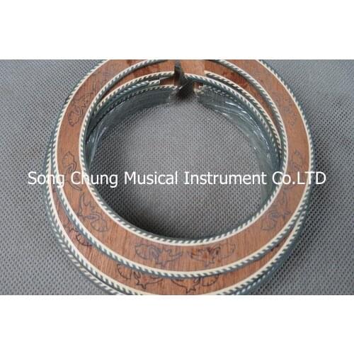 2PCS Beautiful ACOUSTIC GUITAR WOOD INLAY ROSETTE B-34