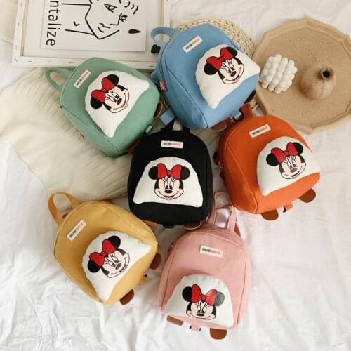 Fashion Design Kids Bag Cartoon Children Schoolbag Cute Kindergarten School Bag Anti-lost Baby Backpack Mickey Mouse Backpack