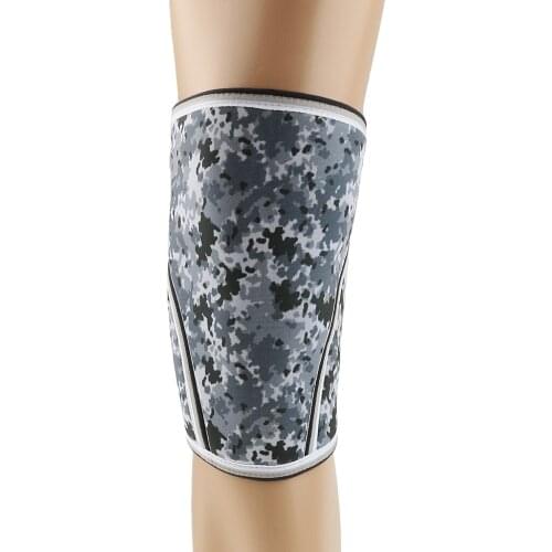 Knee Sleeves Powerlifting Weightlifting Patella Support Brace Protector Gray