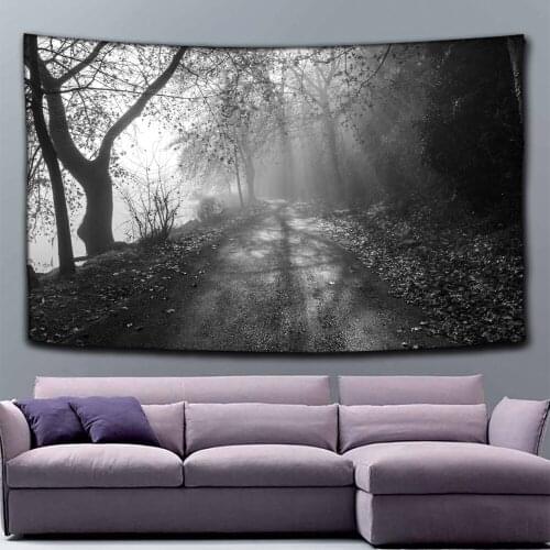 Night Moon Wall Hangings The Moon Tapestry Tree Room Headboard Carpet Astrology Blanket Home Decor