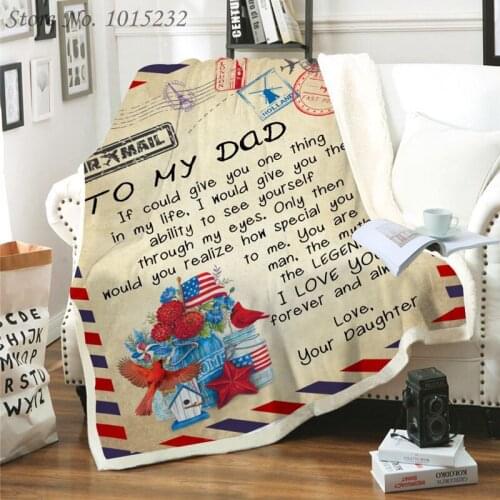 Letter Letters Express Love Blanket 3D Print Sherpa Blanket on Bed Home Textiles Dreamlike Style Gift