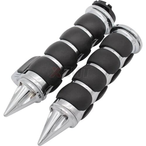 Motorcycle 7/8" Or 1" Sharp Handlebar Hand Grips For Harley Honda Kawasaki Suzuki Yamaha Bikes Cruiser Chopper Custom