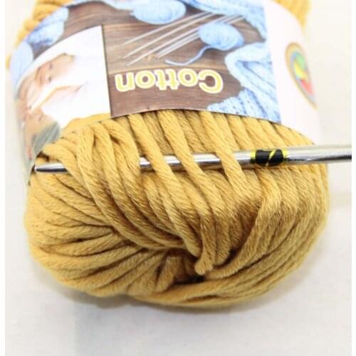 LOT Color optional 1 BallsX50g Special Thick Worsted 100% Cotton Knitting Yarn 422-12