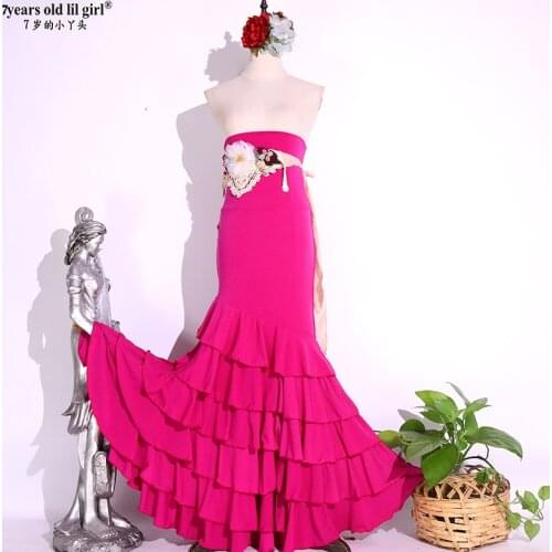 Flamenco 6 Layer Flounce Dress DTT41 Is a Popular Dance Wear Brand