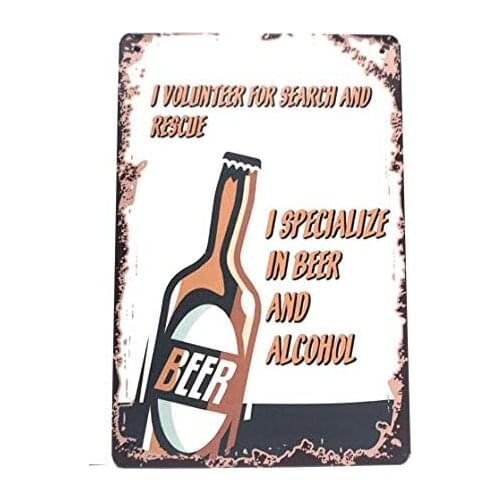 DRD&M I Voulunteer for Search and Rescue.I Specialize in Beer and Alcohol Perfect for Man Caves, Homes, Bars