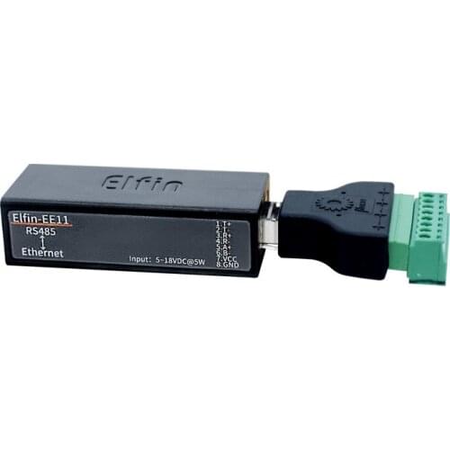 Serial port RS485 to WiFi serial device server Elfin-EW11 support TCP/IP Telnet Modbus TCP Protocol data transfer via WiFi