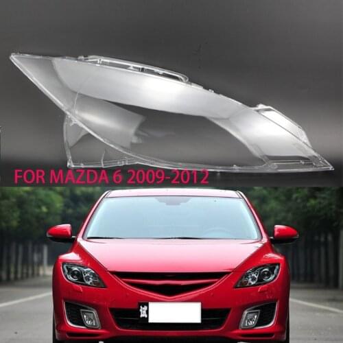 For mazda 6 2009-2012 lens Headlight transparent shell Headlight Repair Parts lampshade Headlight protective cover housing shell