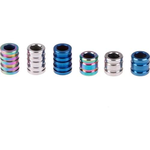 S/L Titanium Alloy Knife Beads Rope Cord EDC Paracord Bead Pendant DIY Metal Charms