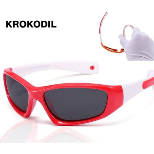 Silicone Childrens Polarized Sunglasses Baby Child Care UV Glasses Security TR90 frame Brand Goggles Sun Glasses For Kids 8111