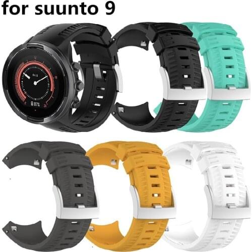 Replacement Silicone Watch Band Strap for Suunto Spartan Sport Wrist Hr Baro for suunto9 Smart Watch