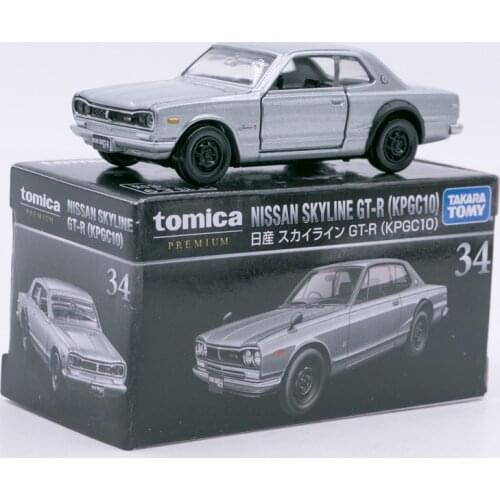 Takara Tomy Tomica Premium #34 NISSAN-SKYLINE GT-R (KPGC10) Scale 1/61 Diecast car Model Toys
