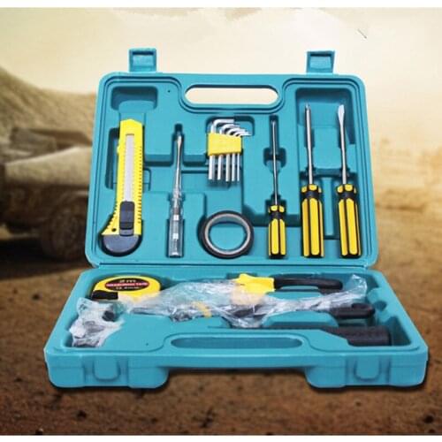 Vehicle Maintenance Tool16 Pieces Of Household Combination Tool Manual Electric Tool Kit Car Repair Wholesale Hardware Tool Set