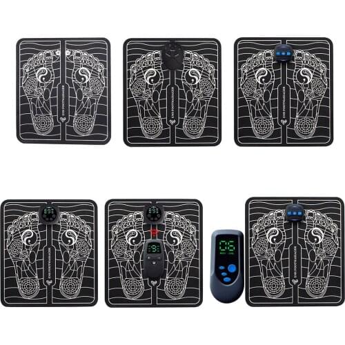 Smart EMS Foot Massager Electric Intelligent Pulse USB Charging Relieve Ache Pain Health Care Feet Muscle Relaxation Massage Pad