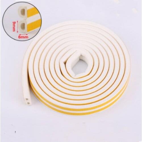 5M or 20M D type sealing strip side of the window Door and Windows seal strip Sound insulation strip Window of model steel door