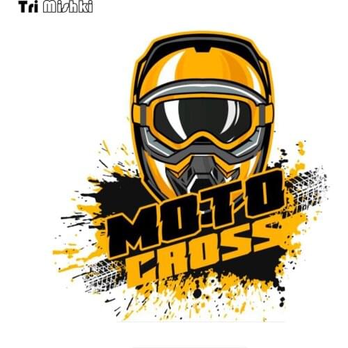 WCS957 moto cross car sticker PVC colorful Decals Waterproof sticker on Car Body Rear Window