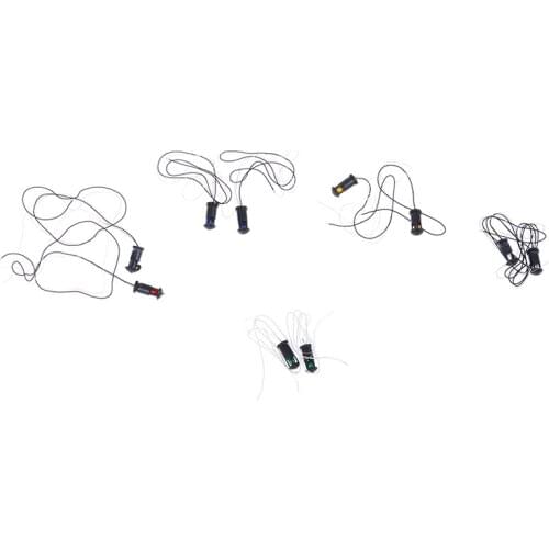 2019 New Model Light Dollhouse Garden Lawn Lamp Lighting DIY Sand Table Landscape Doll Houses Accessories 2Pcs