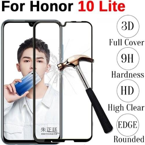 3D Glass For Huawei Honor 10 Lite Light Tempered Glass For Honor 10 Honor10 light lite 10lite Protetcive Safety Screen Protector