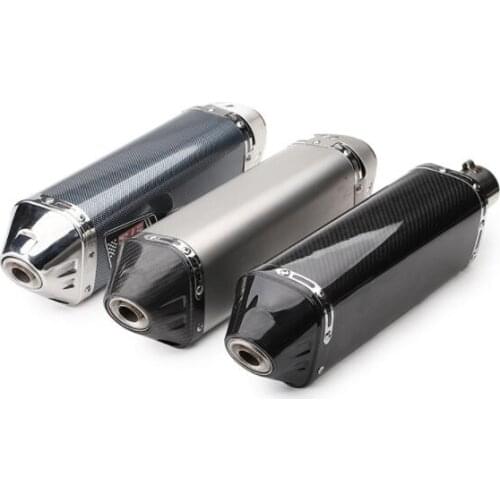 51mm Motorcycle muffler exhaust pipe modified sportster escape moto yoshimura carbon fibre db kill for NC750x CB650f TRK502 CRF 230