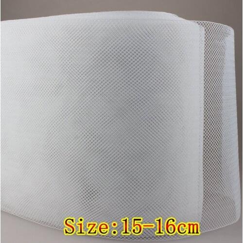 6.2"(15-16cm) Flat Stiff Plain Crins Horse braid trimming For Women Hat 100yard/lot #2Color