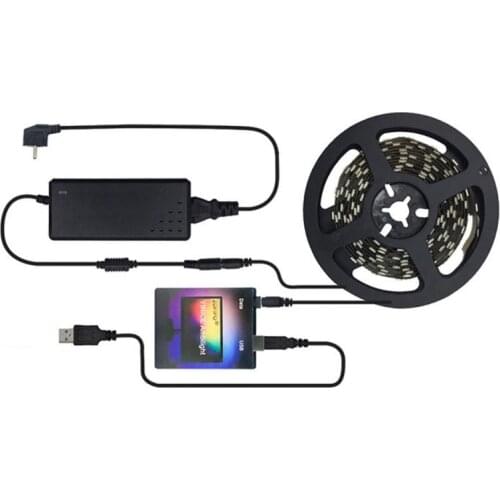 EU/US/UK DIY TV USB WS2812B LED Backlight Belt Computer Display Fantasy Decorative Light LED Strip Lighting Luces Led