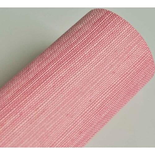 MYWIND Super Pink sisal Home interior Grasscloth Wallpaper