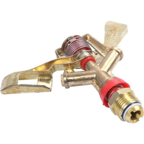 Hot New 1/2 Inch Dual Connector Zinc Alloy 360 Degree Rotate Rocker Arm Water Sprinkler Spray Nozzle Garden Irrigation Sprinkler