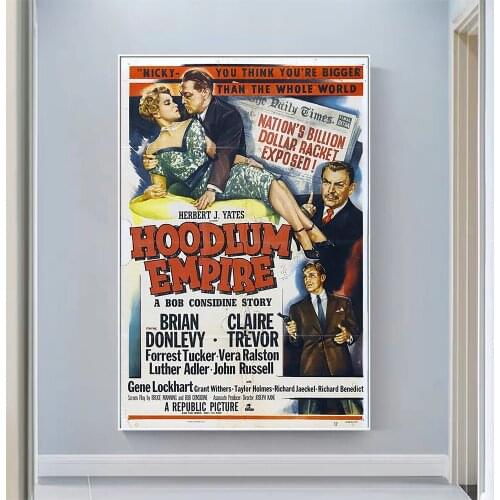 CP1175 Hoodlum Empire Classic Hot Movie Print Silk Fabric Poster Indoor Wall Art Decor Gift