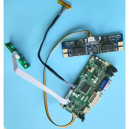 Kit for HSD190ME13 Controller Board HDMI+DVI+VGA LCD Audio 1280x1024 panel 4 lamps 30pin board driver moitor Display 19"