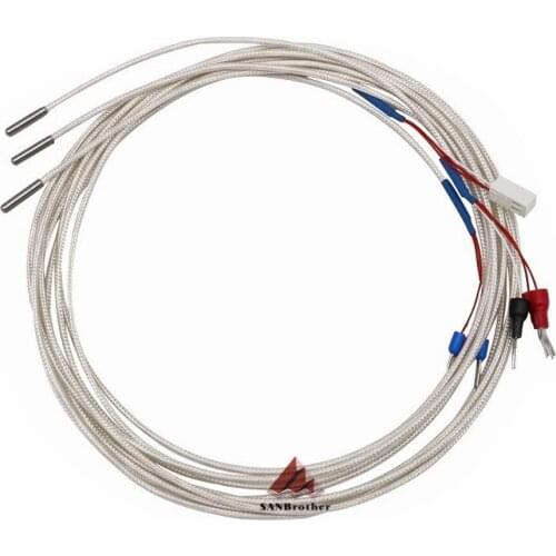 German Chip 3D Printer Part UM 2 UM2+ Extended PT100 A Sensor Thermocouple Sensor M3*15 Hot end Temperature Sensor