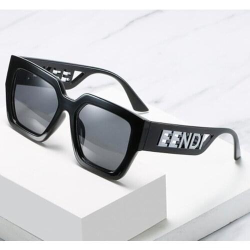 Luxury Brand Driver Goggles Sunglasses Women Fashion Square Gradient Lens Big Frame Retro Eyeglasses Eyewear UV400 Sun Glass
