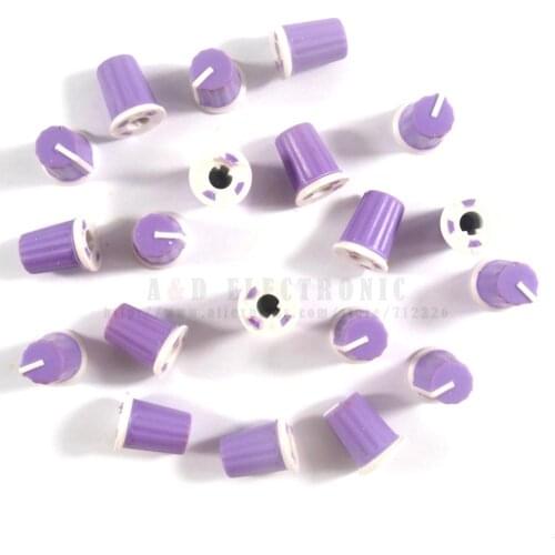 100pcs Hiqh quality EQ Rotary Knob For Pioneer DJM800 900 2000 NXS, DAA1176 DAA1305 Purple Color