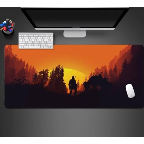 Advanced Game Mouse Pad Cool Sunset Warrior Best-selling Mouse Pad Laptop Keyboard Large Rubber Washable Pad Best Mousepad