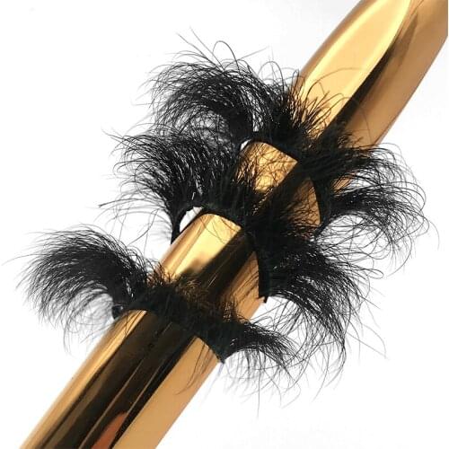 Fluffy 25mm Lashes Mink Eyelash Extension Cruelty Free Eyelashes Messy Natural Long Thick False Eyelashes Extension