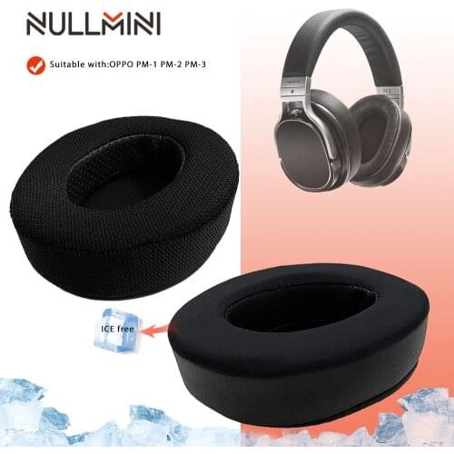 NullMini For OPPO-PM-3-PM-2-PM-1 Headphones Replacement Earpads Headband Cooling Gel Cushions Breathable Ear Pad