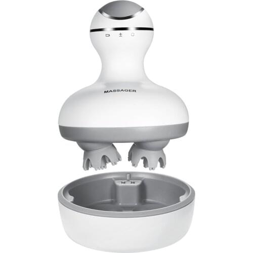 3D Waterproof Electric Head Massager Wireless Scalp Massage Promote Hair Growth Body Deep Tissue Vibrating Massager