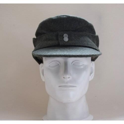 Military Reenactment WWII German Army Elite EM M43 Summer Panzer Field Cotton Cap Hat Green
