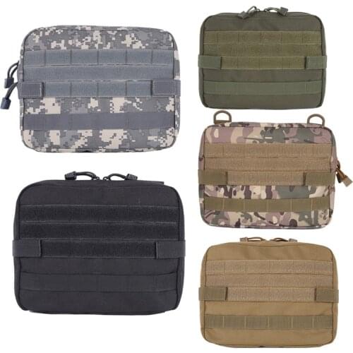 CQC Outdoor Military Large Utility Organizer Tactical Molle Medical Pouch Bag EDC Tool Belt Waist Pack Hunting Camping Hiking
