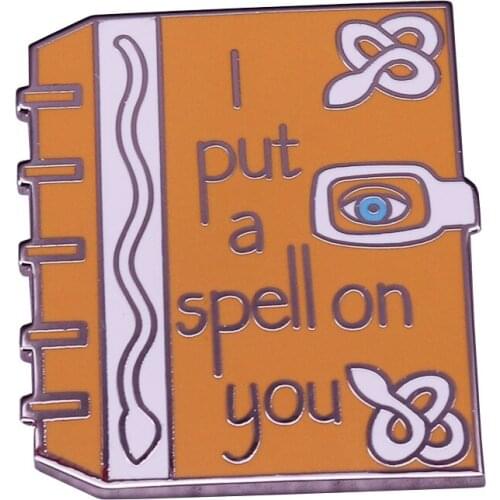 I Put a Spell on You Pin Badge art collection witchcraft lovers present