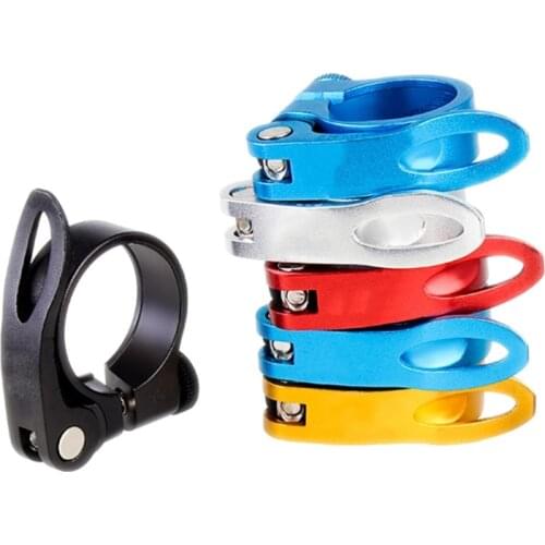 Bicycle Seatpost Clamps Quick Release 31.8mm Alloy Mountain Road Bike Seat Tube Clamp Cycling Accessories