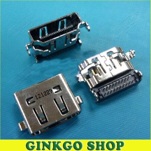 10pcs/lot HDMI-compatible 19Pin Soldering Mounting Interface Female Connectors for Samsung HP ASUS