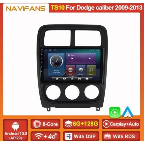 Android 11 Car Radio DSP RDS 4G WIFI For Dodge Caliber 2009-2013 Multimedia Player GPS Navigation BT HeadUnit Tap Recorder Audio