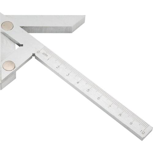 100 x 70mm Center finding Gauge Centering Square Gauging Center Gauge Round Bar Marking Center Finder carpenter tools