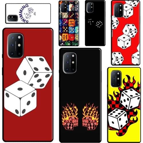 Lucky Dice For OnePlus 9 Pro 8 Pro Nord 8T 9R Case Cover For Realme 8 Pro 6 7 Q3 Pro GT C21 C11 C3