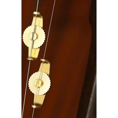 Long Service Life 2Pcs Useful Erhu Violin Tuners Tool Copper Erhu Tuner Fine Workmanship for Adjustment