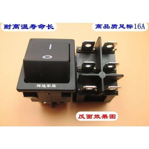 KCD Double Throw Double Control Switch 6 Foot 2 Archives Ship Type Switch Will Electric Current High-power Goods Switch 16A
